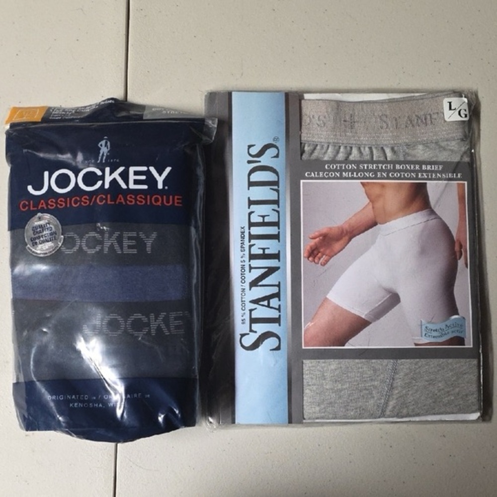 Jockey Blue Boxer Briefs Underwear